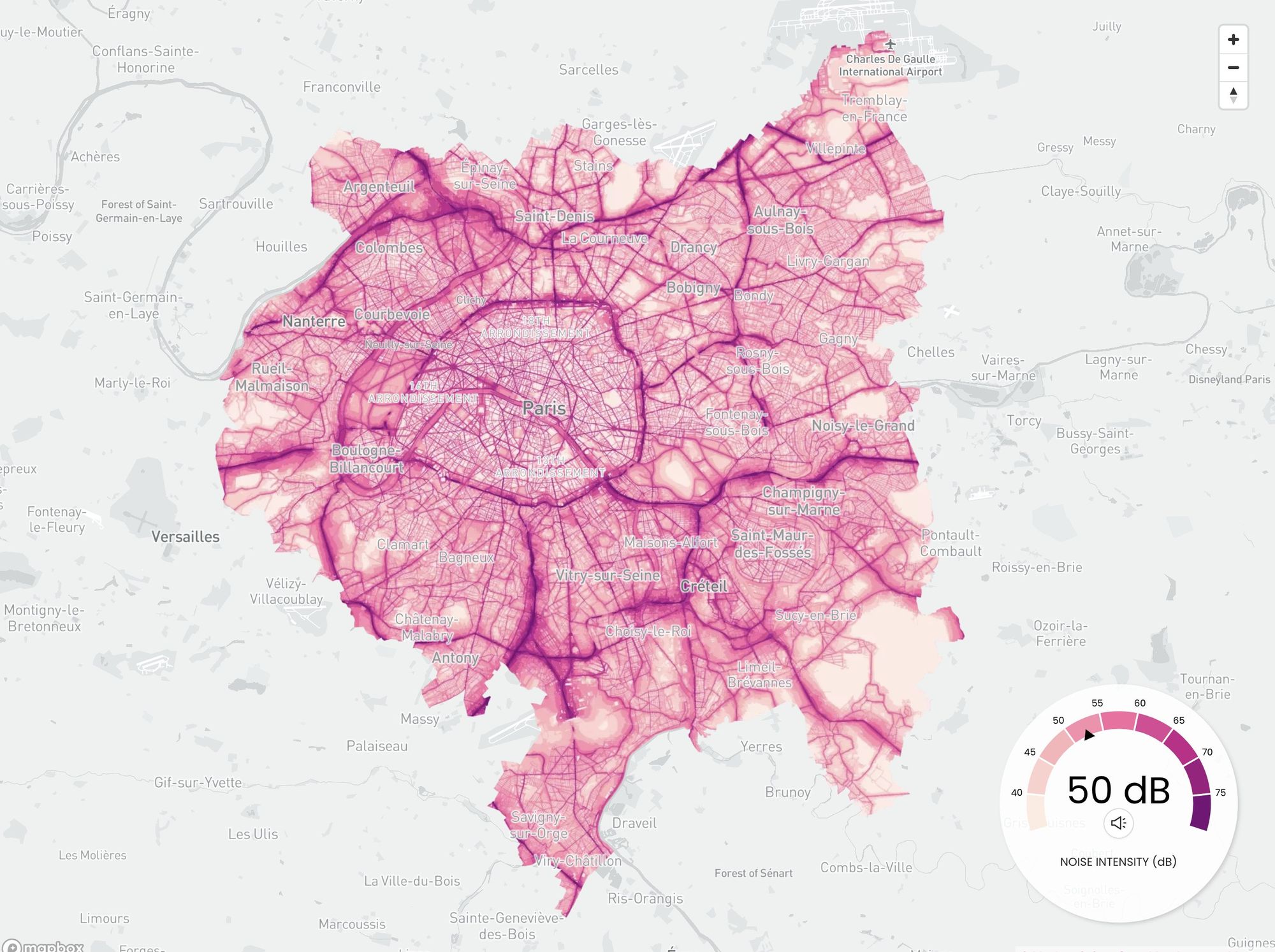 Noisy Megacities